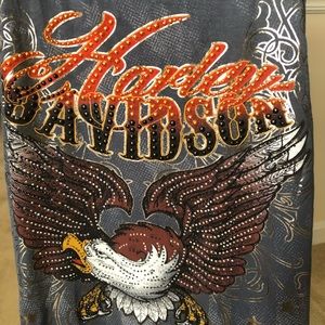 Harley Davidson (M) Studded T-Shirt